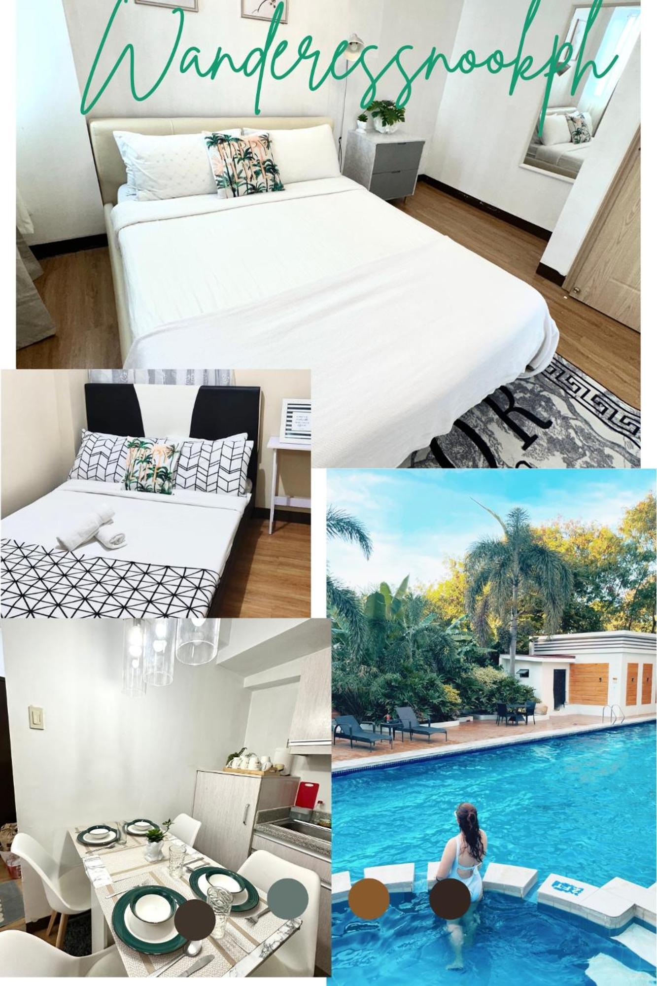 Lancris Residences 2 Bedroom Entire Apartment Near Airport With Pool Paranaque City Bagian luar foto